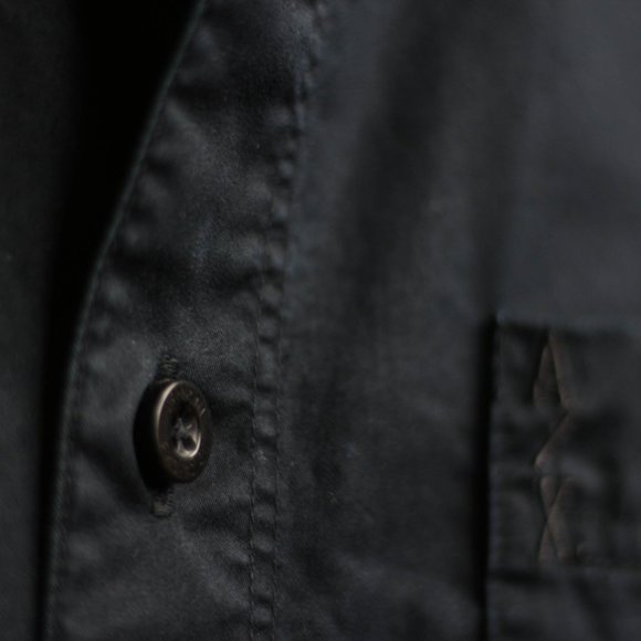Armani Exchange Black Button Down Dress Shirt - Picture 6 of 8
